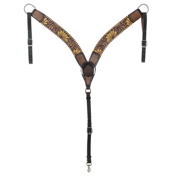 Hilason Genuine Leather Western Horse Tack Set Brown